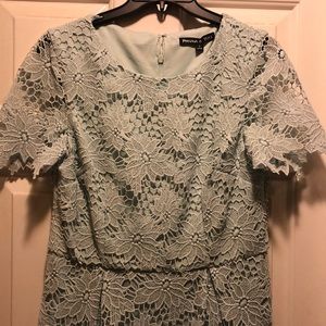 Mint Green Lace Size 8